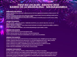 Arrancan las fiestas del Barrio de la Magdalena de Massamagrell
